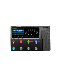 Valeton GP-200 multi-effects guitar processor with 240+ effects, amp modeling, 11 effect modules, expression pedal and USB audio interface for live performance and recording.