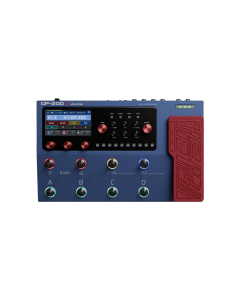 Valeton GP-200X multi-effects processor with 240+ effects, 140+ guitar bass and acoustic amp and cabinet models, 20 user IR slots, 256 patch slots, 11 simultaneous modules, 8 customizable LED footswitches, expression pedal, 4.3-inch TFT display, 180-secon