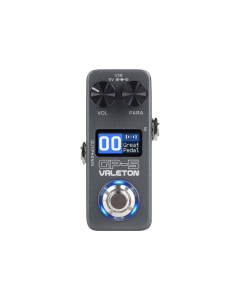 Valeton GP-5 Compact Multi-Effects Processor with Over 100 High Quality Effects SnapTone Technology 20 User IR Slots 50 Preset SnapTones 9 Simultaneous Effect Modules Bluetooth 5.0 USB Audio Interface Stereo Output and Headphone Compatibility for Guitar P