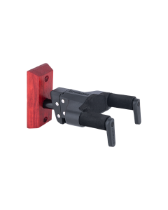 GSP38WBR PLUS Auto Grip System (AGS) Guitar Hanger – Red Wood Base, Short Arm
