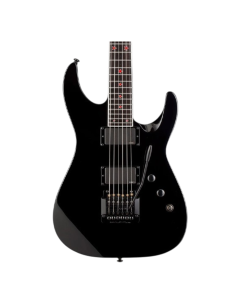 ESP LTD JH-600 CTM Jeff Hanneman signature electric guitar in black finish with Kahler bridge and red star inlays