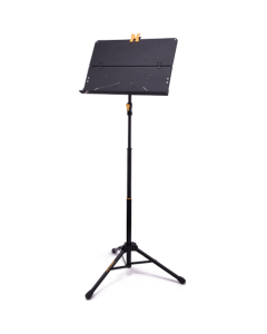 Hercules BS408B-PLUS Three-Section Symphony Music Stand with Perforated Desk