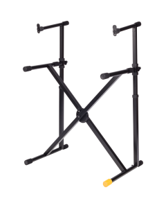 Hercules KS210B EZ-LOK Double-X 2-Tier Keyboard Stand