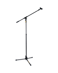 Hercules MS631B-PLUS Tripod Base Boom Microphone Stand with Quik-N-EZ Clip