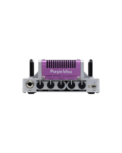 Hotone NLA-2 Nano Legacy Purple Wind 5W Class AB guitar amp head with Plexi-inspired tone, 3-band EQ and FX loop.