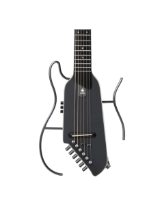 Donner HUSH-I EVO2 Black Acoustic-Electric Travel Guitar