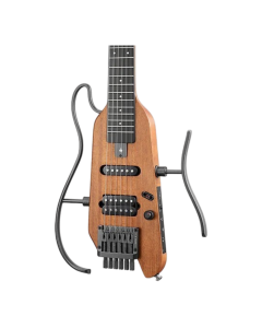 Donner HUSH-X Electric Guitar Kit Natural headless travel guitar
