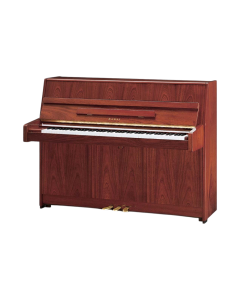 Kawai K-15E MH/MP Mahogany Polish upright acoustic piano with matching bench