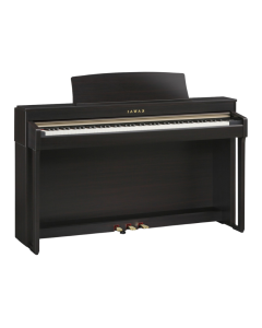 Kawai CN37 digital piano in premium rosewood finish featuring 88 weighted keys, backlit LCD display, sliding key cover, and triple pedal unit