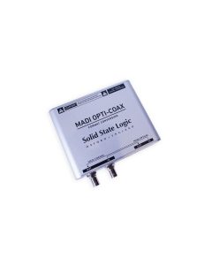 Solid State Logic Delta-Link MADI OptiCoax optical to coax converter for MADI audio routing systems