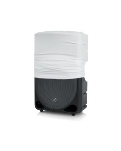 Gator GPA-STRETCH-15-W 15 inch white stretch speaker cover protective elastic fabric sleeve for PA speakers and stage equipment