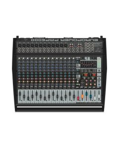 Behringer Europower PMP6000 Mixer powered 1600WBRI 12 Mono/DualMultiFX/FDS