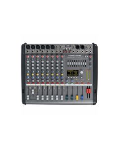 Dynacord PowerMate 600-3 8 channel powered mixing console USB FX front view