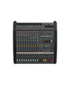 Dynacord PowerMate 1000-3 10 channel powered mixing console USB FX front view