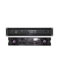 Dynacord SL 1800 2 channel 900W Class H power amplifier rack mount front view