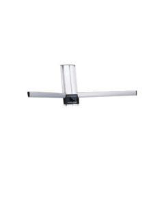 König & Meyer 18855 silver support arm set for Spider keyboard stands with aluminum construction and clamp mounting system