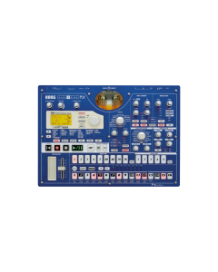 Korg Electribe EMX-1 music production station and groovebox synthesizer with step sequencer and illuminated controls for electronic music production