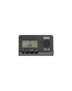 Korg GA-2 digital guitar and bass tuner with compact, easy-to-read LCD display