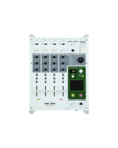 Korg KM-402 4-channel KAOSS DJ mixer with integrated touchpad effects processor, faders and EQ controls