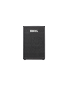 Korg MMA130 portable mobile monitor amplifier with integrated 4-channel mixer and compact stage-ready design.