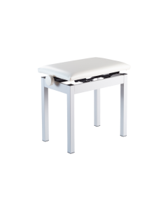 Korg PC-300 Height-Adjustable Piano Bench - White
