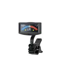 KORG AW-4G PitchCrow clip-on guitar tuner in black with bright display and compact design for accurate guitar and bass tuning
