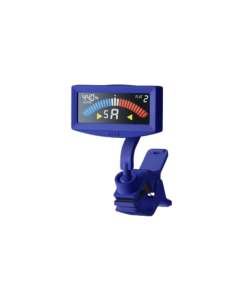 KORG AW-4G PitchCrow clip-on guitar tuner in blue with bright display and compact design for accurate guitar and bass tuning