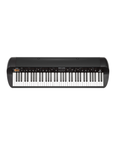 Korg SV-2 73-key stage vintage piano with RH3 weighted hammer action keyboard, vintage electric piano sounds, and hands-on control panel for live performance.