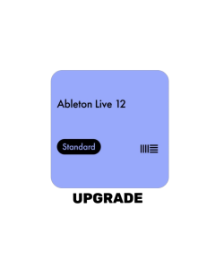 Ableton Live 12 Standard upgrade from Live Intro digital music production software with unlimited audio and MIDI tracks, expanded instruments and effects, 16 Packs and over 38 GB of sounds for recording, beatmaking and music production