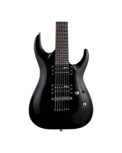 ESP LTD MH-17 7-String Electric Guitar – Black Includes Gig Bag