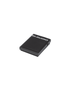 M-Audio SP-1 universal sustain pedal with black compact design and 1/4-inch connector for electronic keyboards