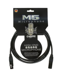 Klotz M5FM06 microphone cable with unique Setup, double bare copper spiral shield and Neutrik XLR 6m