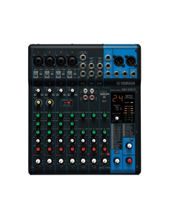 Yamaha MG10XU 10-channel USB mixing console with SPX effects, D-PRE preamps and professional audio controls for studio and live sound