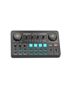 LUUCCO MI-2 all-in-one audio interface and podcast mixer with built-in sound card