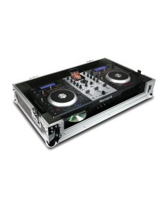 Numark Mixdeck DJ controller hard flight case with foam padding and removable lid