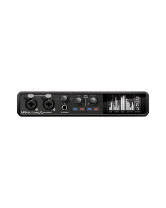 MOTU UltraLite-mk5 USB-C audio interface with OLED metering, dual mic inputs, multiple outputs and onboard DSP for studio and live use