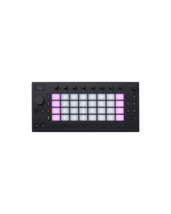 Ableton Move standalone portable music production instrument with 32 polyphonic aftertouch pads, built-in speaker and microphone, sampling, step sequencing and rechargeable battery for beatmaking, electronic music production and live performance