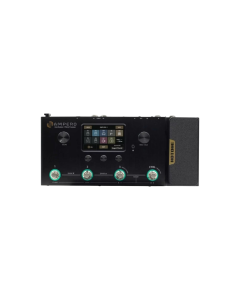 Hotone MP-100 Ampero amp modeler and effects processor with 4-inch touchscreen, 64 amp models, 60 cabinet models, 240 plus effects, built-in expression pedal, four footswitches and stereo outputs