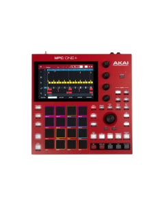 Akai Professional MPC One+ standalone music production centre with 16 RGB MPC pads, 7-inch multi-touch display, 16GB internal storage, Wi-Fi, Bluetooth, MIDI and CV/Gate connectivity for beatmaking, sampling and live music production