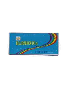 Bee MHF-16-2 harmonica with compact portable design for beginner music learning, folk performance and casual practice sessions