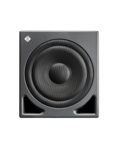Neumann KH 810 G 10-inch active studio subwoofer in anthracite with integrated 7.1 High Definition Bass Manager for professional studio monitoring.