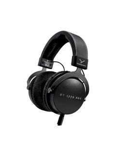 Beyerdynamic DT 1770 PRO professional headphones featuring Tesla 2.0 transducers and premium black finish with detachable cable.
