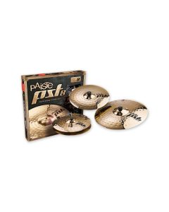 PAISTE PST 8 REFL Rock Cymbal Set – 14″ Hi-Hat / 16″ Crash / 20″ Ride (000180RSET)
