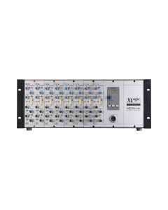 Solid State Logic X-Rack loaded with 8 dynamics modules compressor and gate system for professional studio rack processing