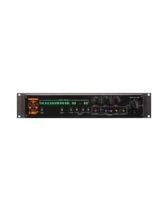 Dangerous Music 2-BUS+ analog summing mixer with 16 channels Harmonics Paralimit X-Former color circuits stepped gain control and stereo rack unit design