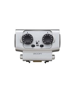 Zoom EXH-6 dual XLR TRS input capsule for Zoom H5 and H6 recorders adding two professional audio inputs for multitrack field recording