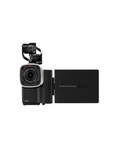 Zoom Q4 handy video recorder with wide-angle lens detachable LCD screen X/Y stereo microphone and external audio input for HD music recording