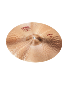 Paiste 2002 16-inch Crash Cymbal featuring a brilliant lathed 2002 bronze finish, fine hammering, and classic red Paiste 2002 logos.