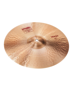 Paiste 2002 Series 17-inch crash cymbal crafted from CuSn8 bronze featuring a shimmering finish and bright sound profile