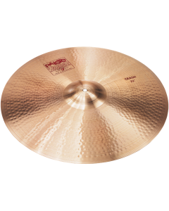 Paiste 2002 Series 22-inch large crash cymbal crafted from CuSn8 bronze with a classic rock sound profile